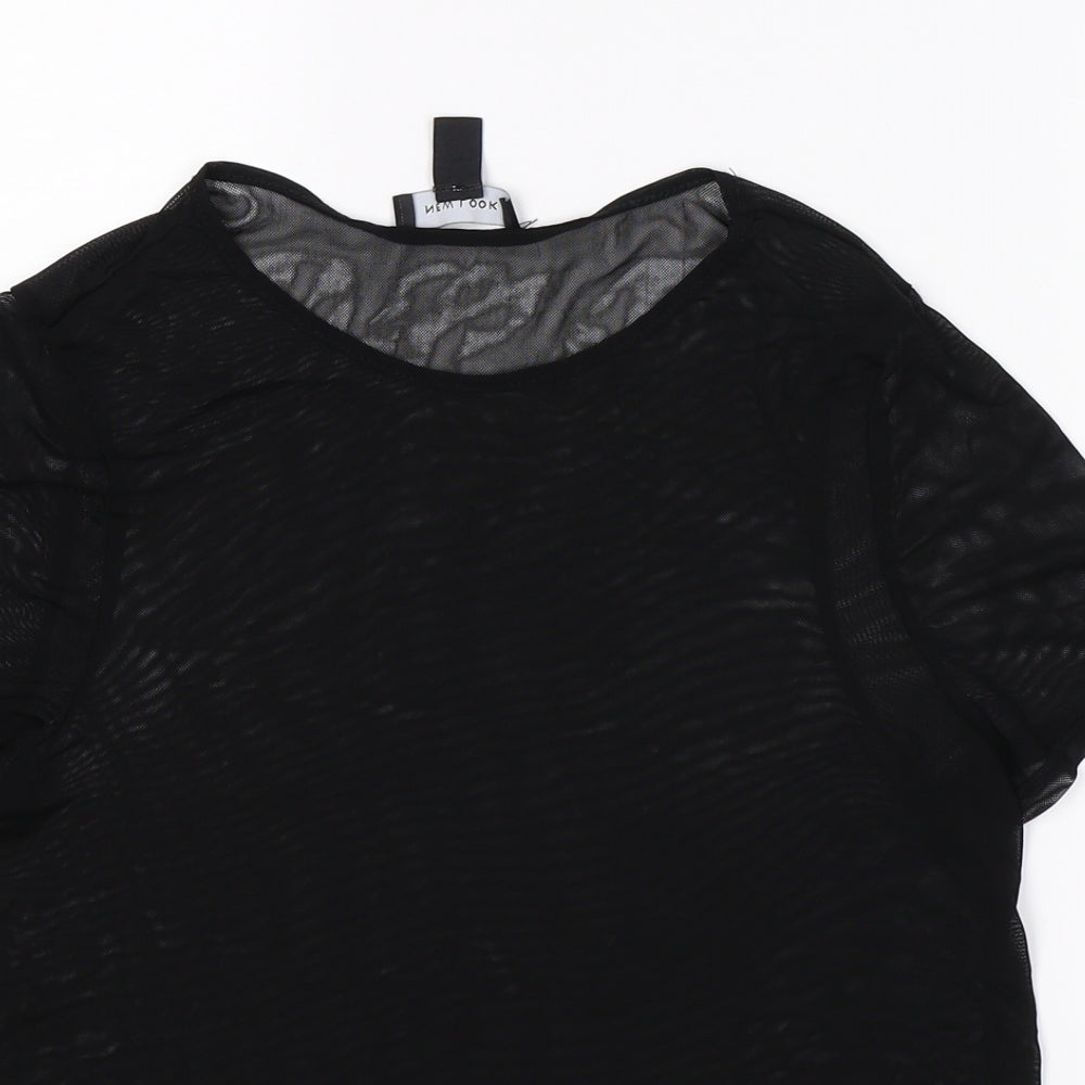 New Look Womens Black   Basic T-Shirt Size 10