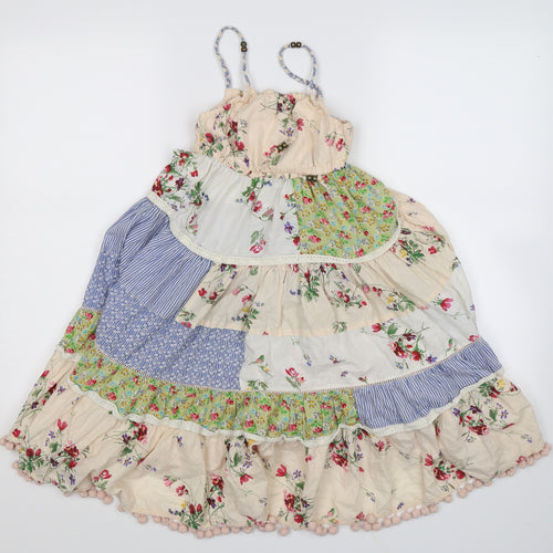 NEXT Girls Multicoloured Floral  Fit & Flare  Size 6 Years