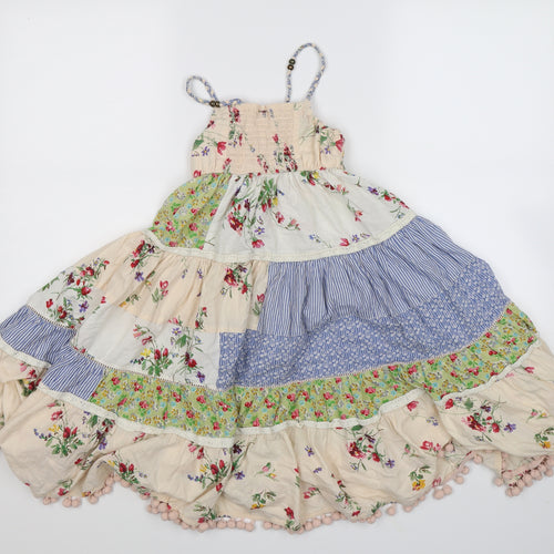 NEXT Girls Multicoloured Floral  Fit & Flare  Size 6 Years