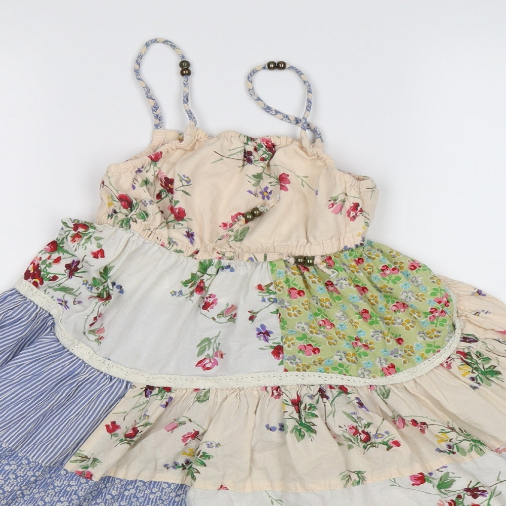 NEXT Girls Multicoloured Floral  Fit & Flare  Size 6 Years