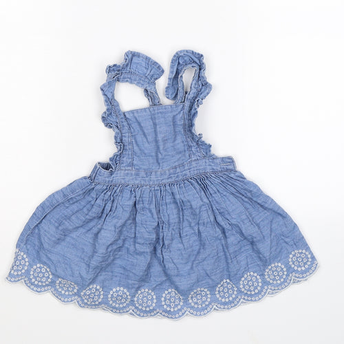 Primark Girls Blue  Denim Fit & Flare  Size 6-9 Months