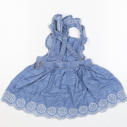 Primark Girls Blue  Denim Fit & Flare  Size 6-9 Months