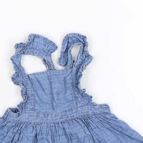 Primark Girls Blue  Denim Fit & Flare  Size 6-9 Months