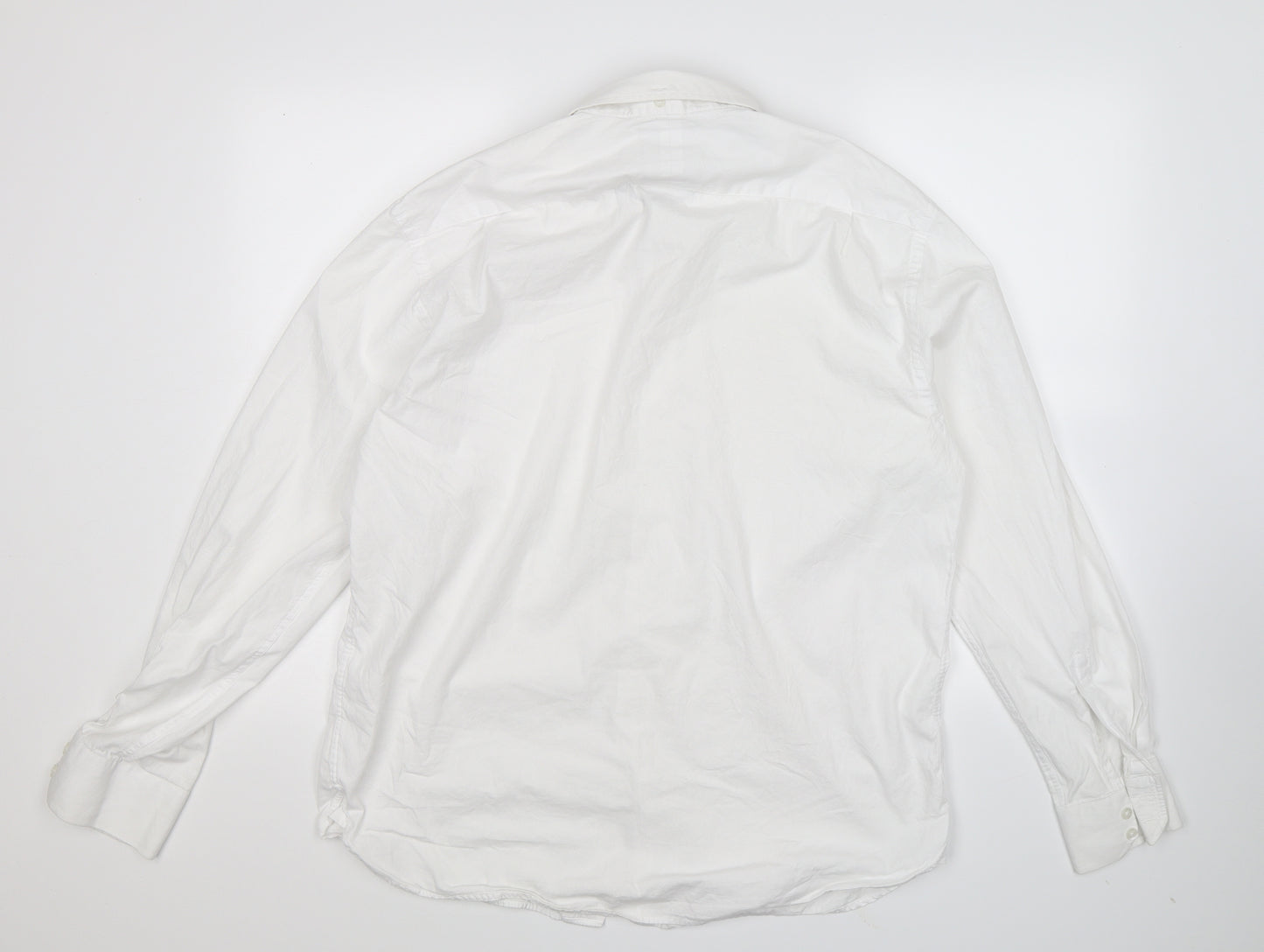 Austin Reed Mens White    Button-Up Size XL