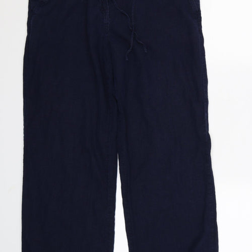 NEXT Womens Blue   Trousers  Size 14 L28 in