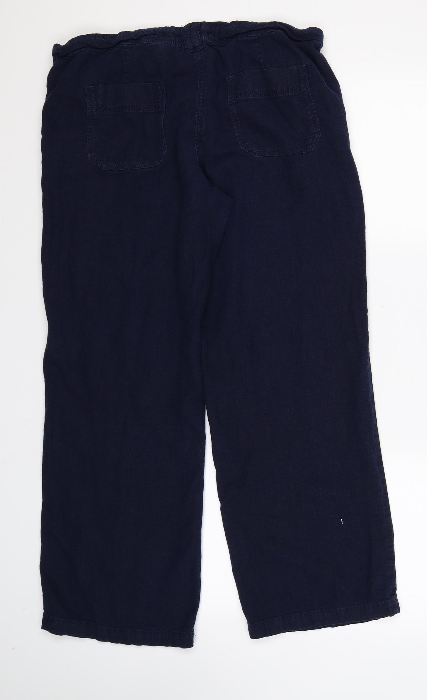NEXT Womens Blue   Trousers  Size 14 L28 in
