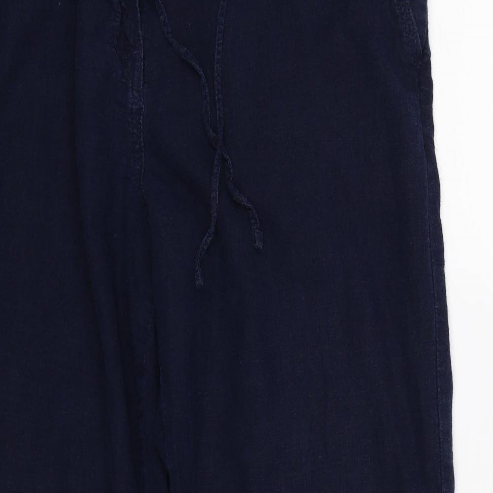 NEXT Womens Blue   Trousers  Size 14 L28 in