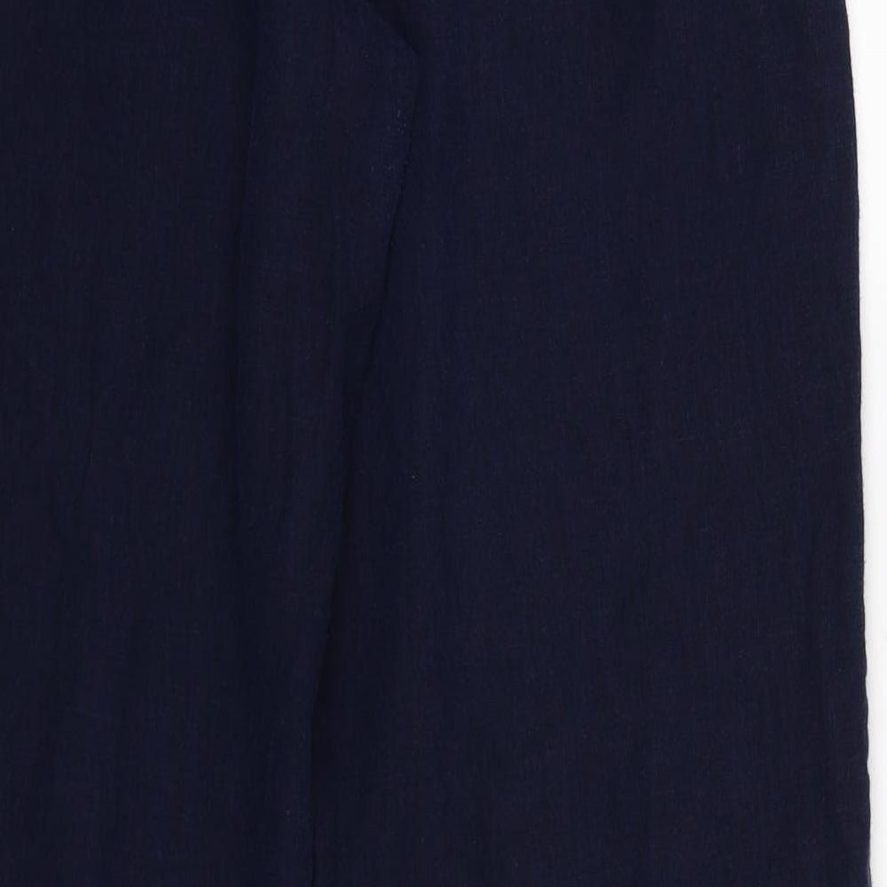 NEXT Womens Blue   Trousers  Size 14 L28 in