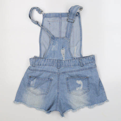 Select Womens Blue  Denim Dungaree One-Piece Size 8 L3 in