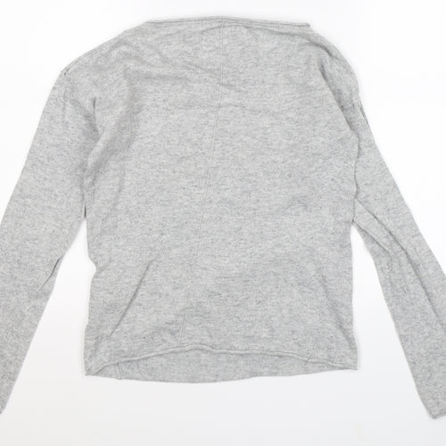 H&M Womens Grey  Knit Pullover Jumper Size S