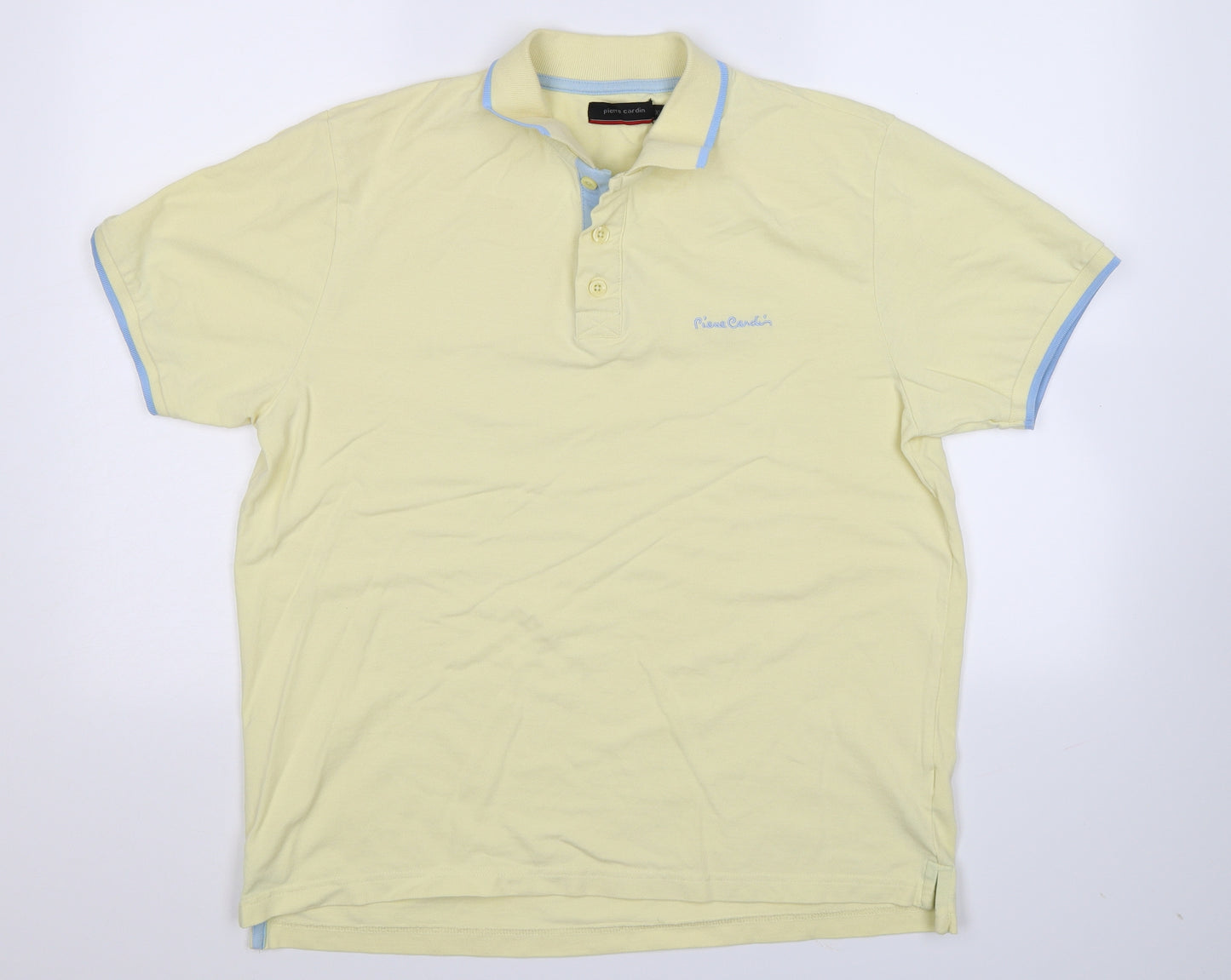 Pierre Cardin Mens Yellow    Polo Size XL