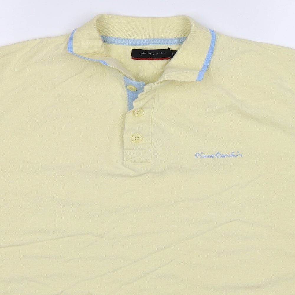 Pierre Cardin Mens Yellow    Polo Size XL