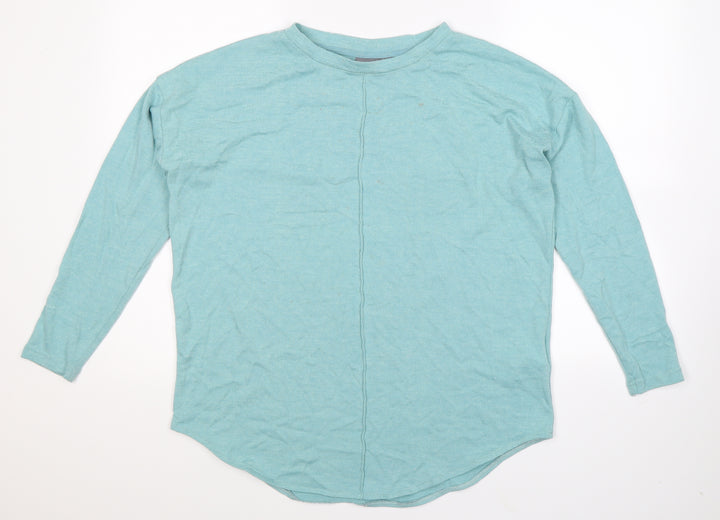 b.young Womens Blue  Knit Pullover Jumper Size M