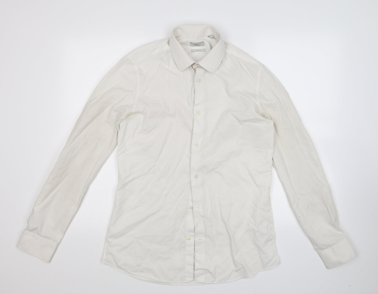 NEXT Mens White    Dress Shirt Size 15.5