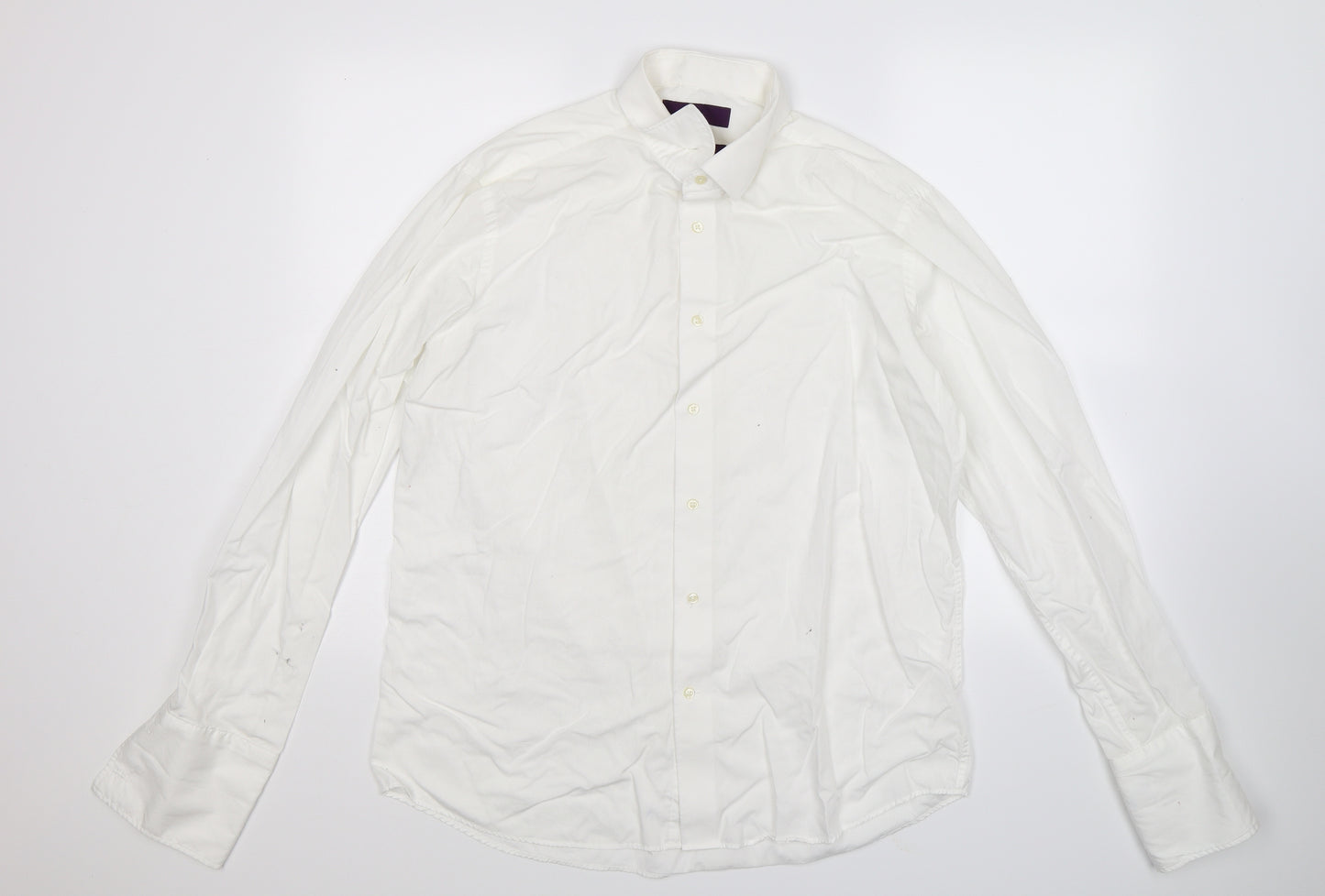 NEXT Mens White    Dress Shirt Size 17