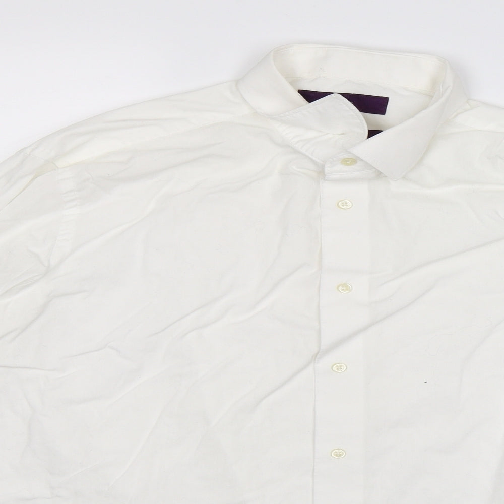 NEXT Mens White    Dress Shirt Size 17