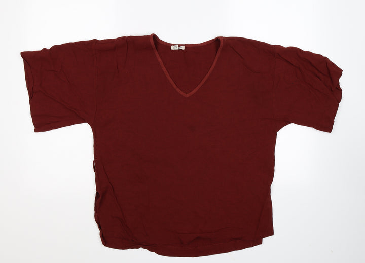 River Island Womens Brown   Basic T-Shirt Size 12