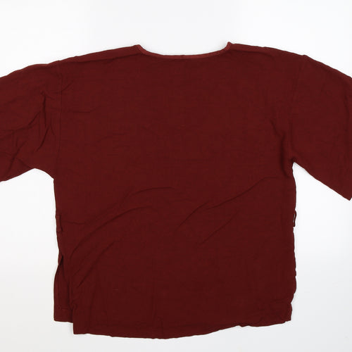 River Island Womens Brown   Basic T-Shirt Size 12