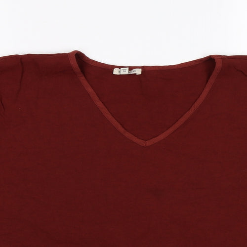 River Island Womens Brown   Basic T-Shirt Size 12