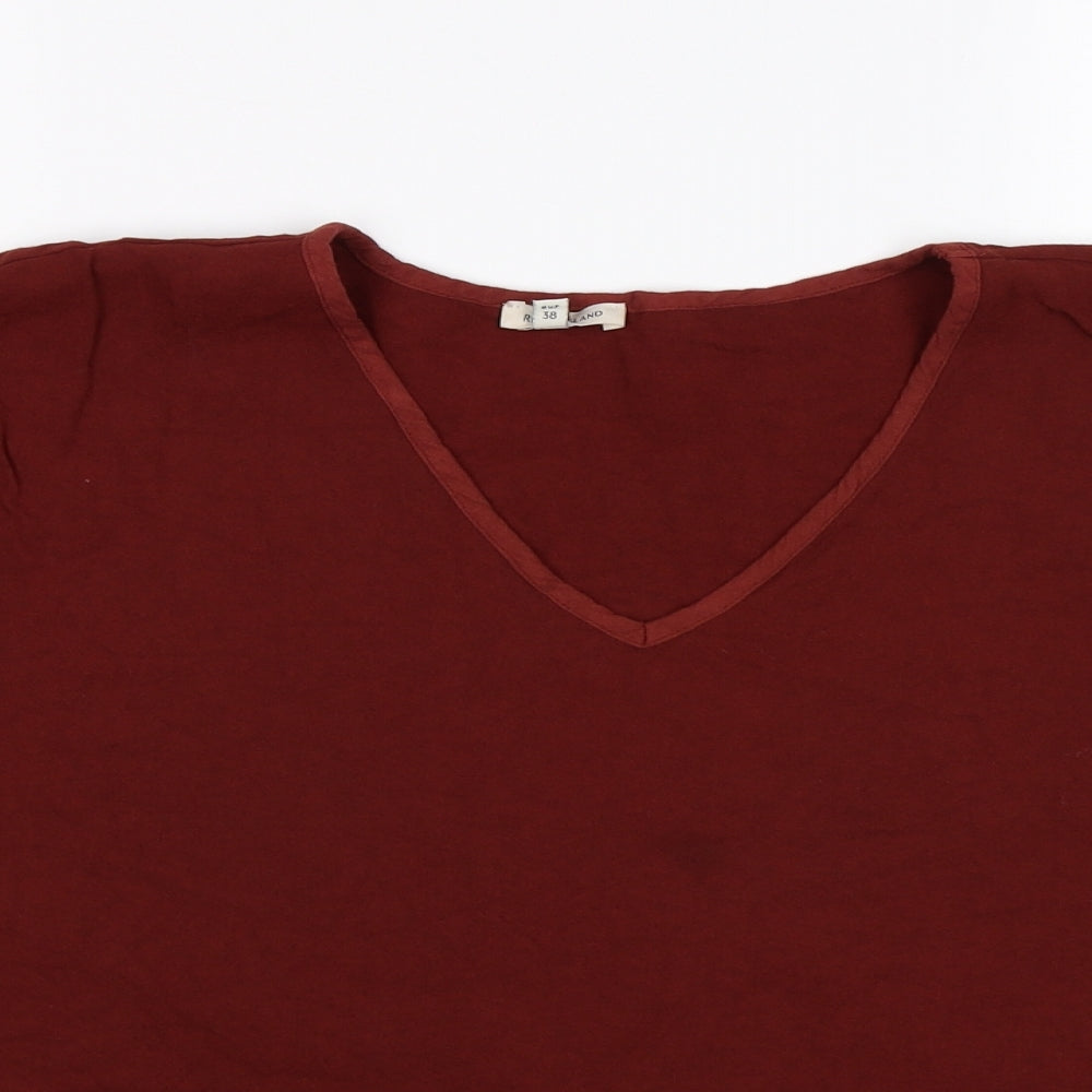 River Island Womens Brown   Basic T-Shirt Size 12