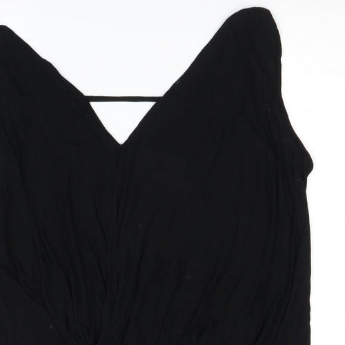 River Island Womens Black   Wrap Blouse Size 10