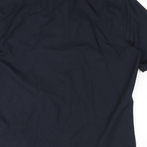 H&M Mens Blue    Button-Up Size L