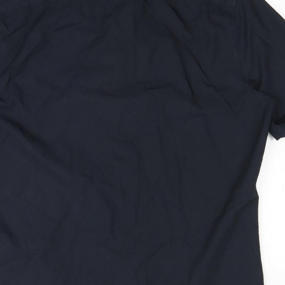 H&M Mens Blue    Button-Up Size L