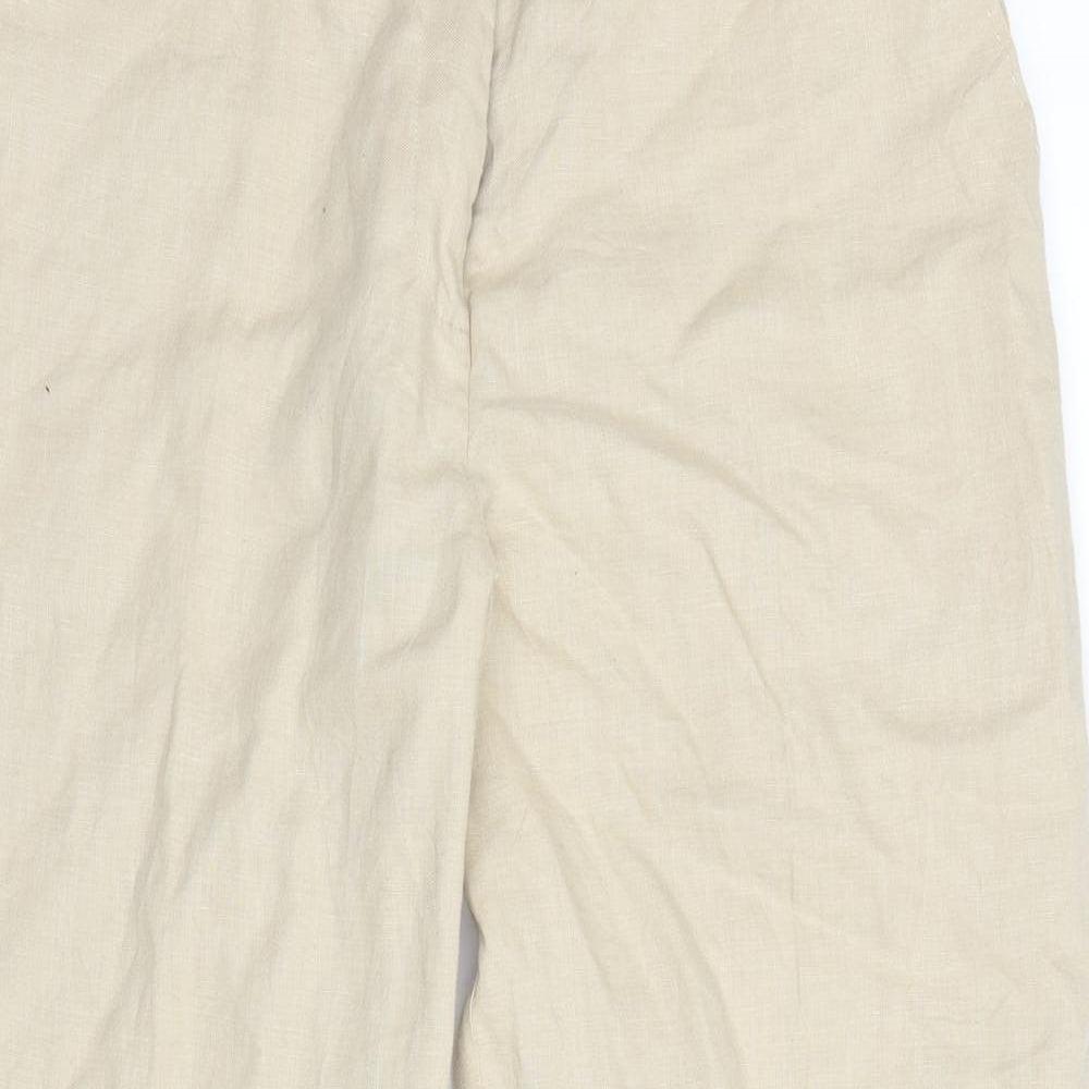Monsoon Womens Beige   Capri Trousers Size 12 L26 in