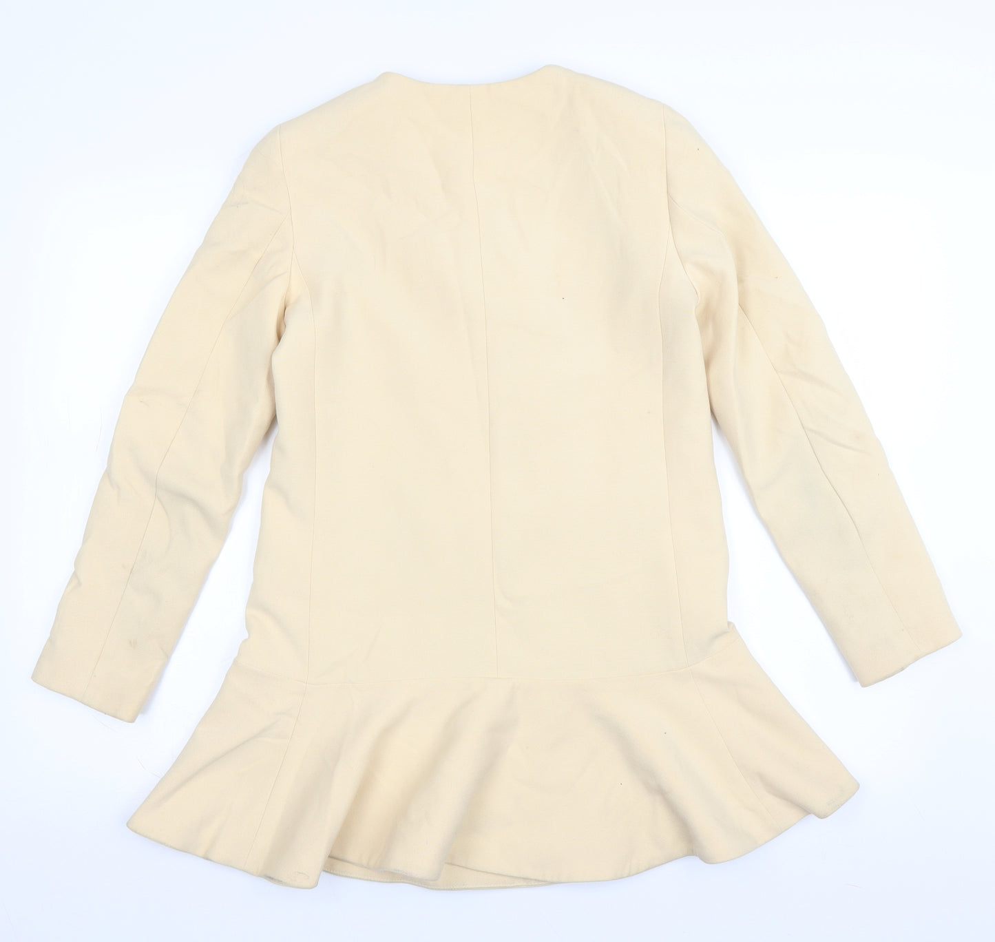 Zara Womens Beige   Overcoat Coat Size XS