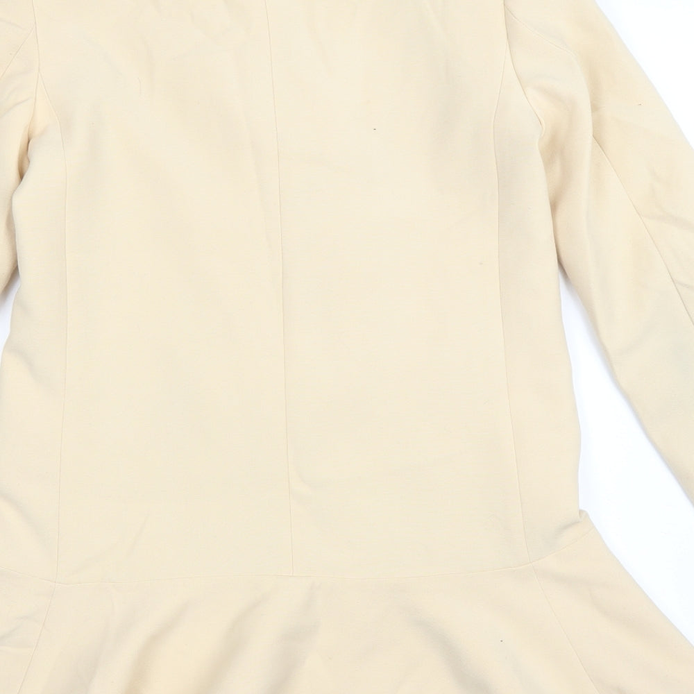 Zara Womens Beige   Overcoat Coat Size XS