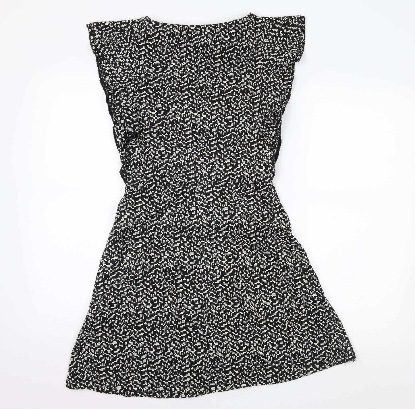 Mango Womens Black   Skater Dress  Size S