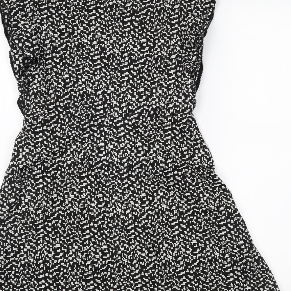 Mango Womens Black   Skater Dress  Size S
