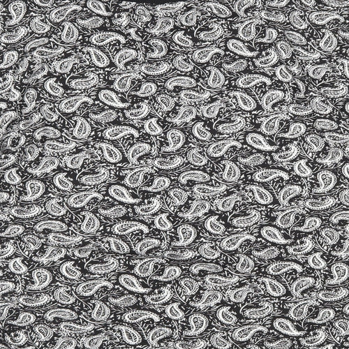 Missguided Womens Black Paisley  Cropped T-Shirt Size 8