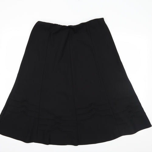 BM Womens Black   Swing Skirt Size 14