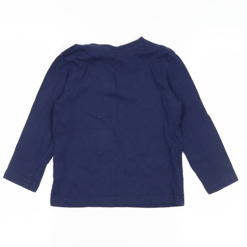 Primark Boys Blue   Basic T-Shirt Size 3-4 Years