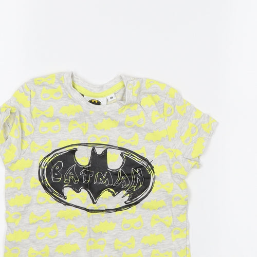 Batman Girls Grey   Pullover T-Shirt Size 3 Years