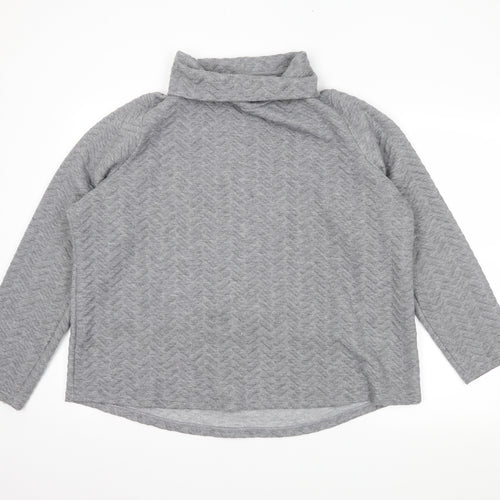 Souluxe Womens Grey   Pullover Jumper Size XL