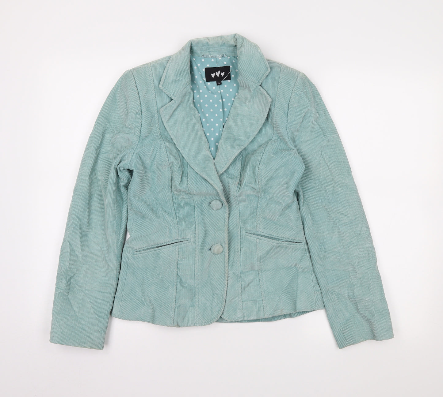 M&S Womens Green   Jacket Blazer Size 8