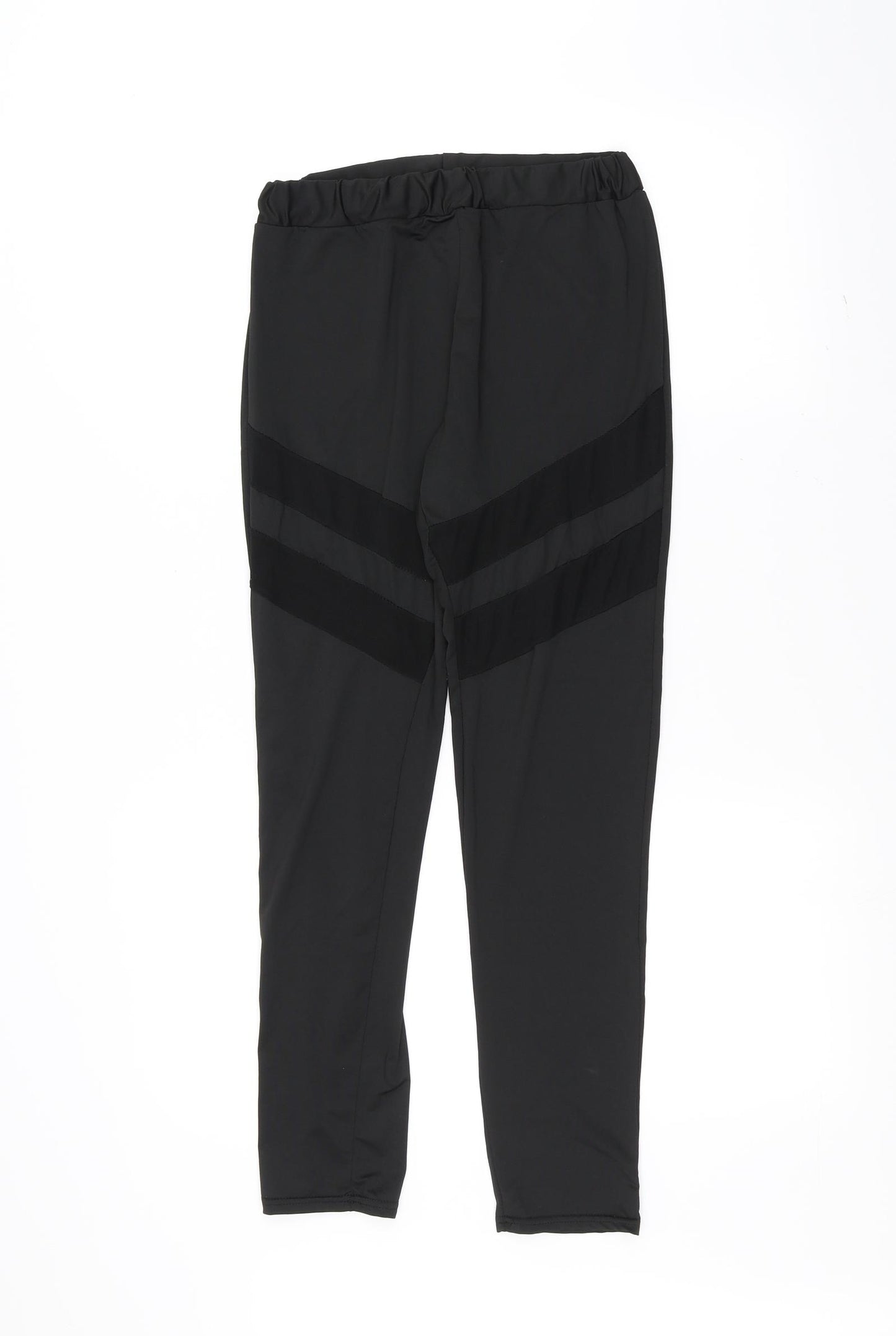 Tianxuan Womens Black   Jogger Leggings Size M L24 in