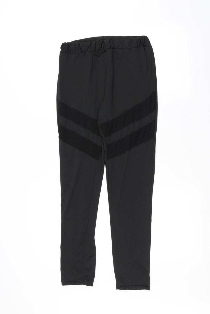 Tianxuan Womens Black   Jogger Leggings Size M L24 in