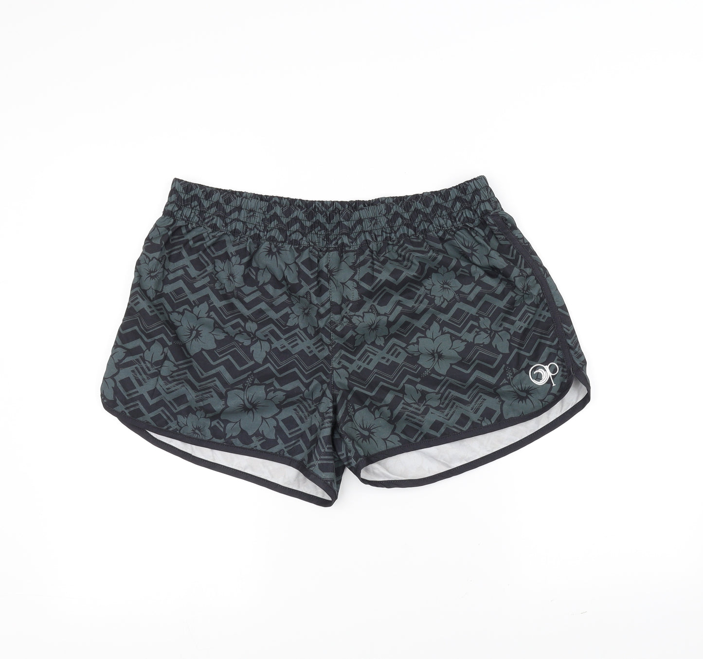 Ocean Pacific Womens Green   Sweat Shorts Size 16