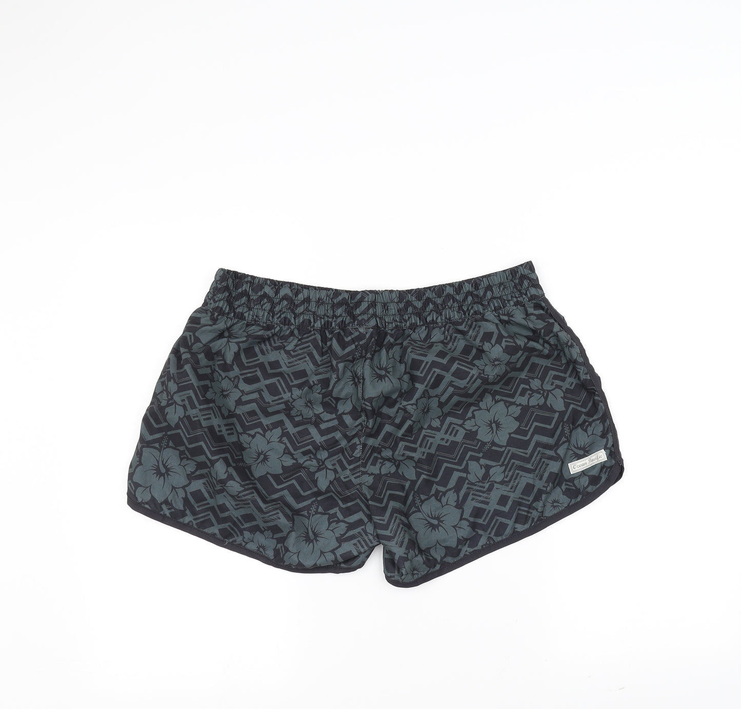 Ocean Pacific Womens Green   Sweat Shorts Size 16