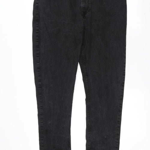 COLLUSION Womens Black   Straight Jeans Size 40 L31 in