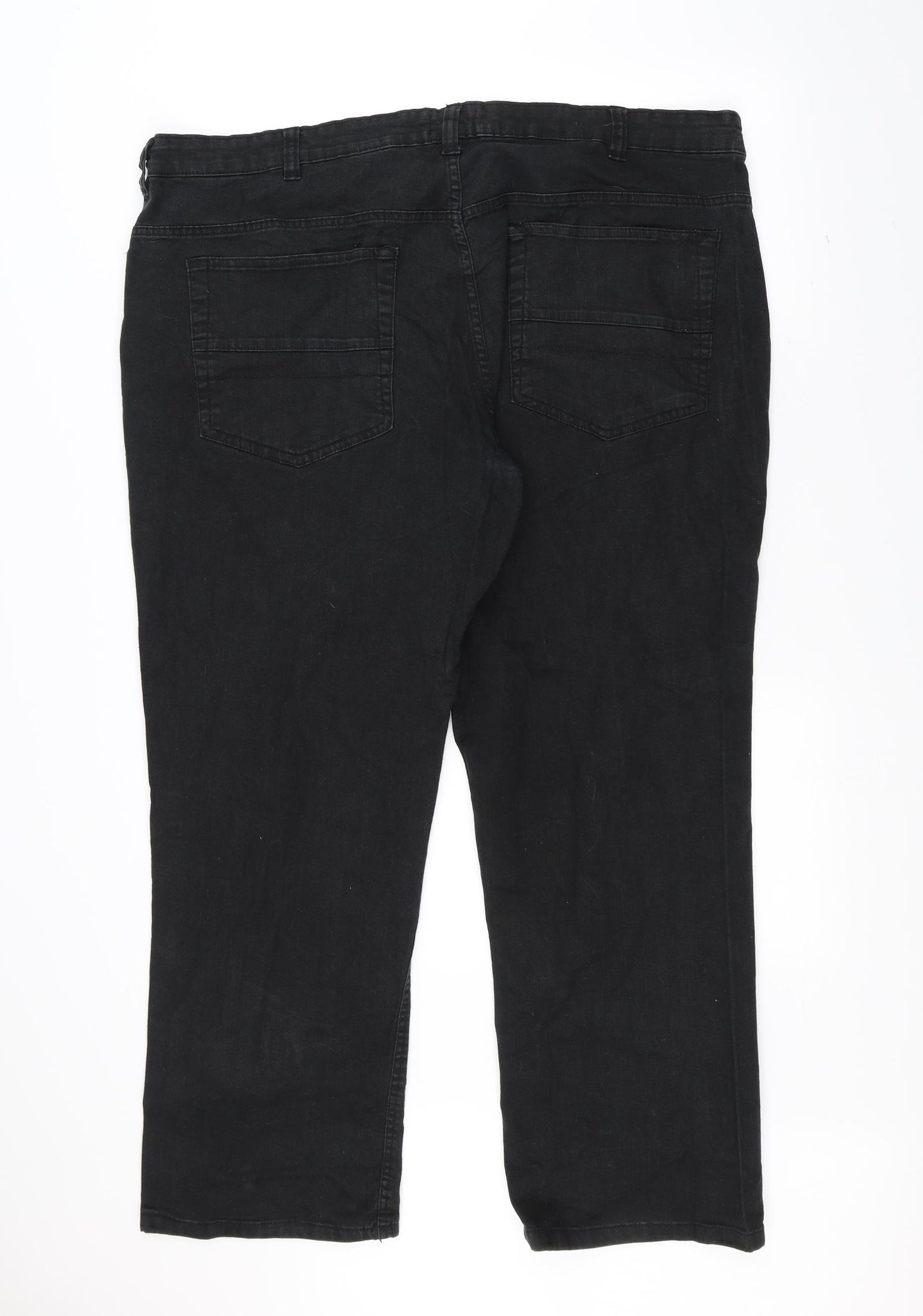 Union Blues Mens Black   Straight Jeans Size 44 L30 in