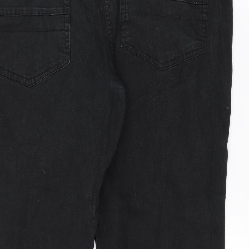 Union Blues Mens Black   Straight Jeans Size 44 L30 in