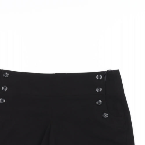 bebeau Womens Black   Chino Shorts Size 14