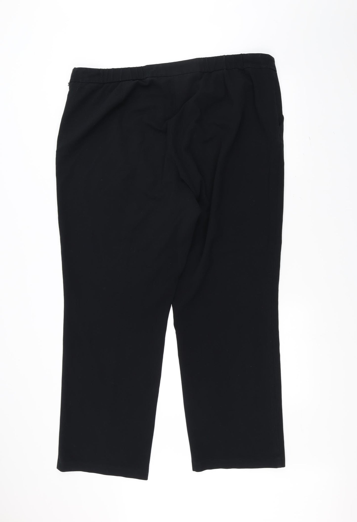Marks and Spencer Womens Black   Trousers  Size 20 L27 in