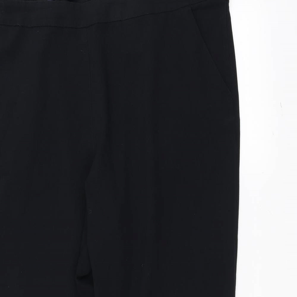 Marks and Spencer Womens Black   Trousers  Size 20 L27 in