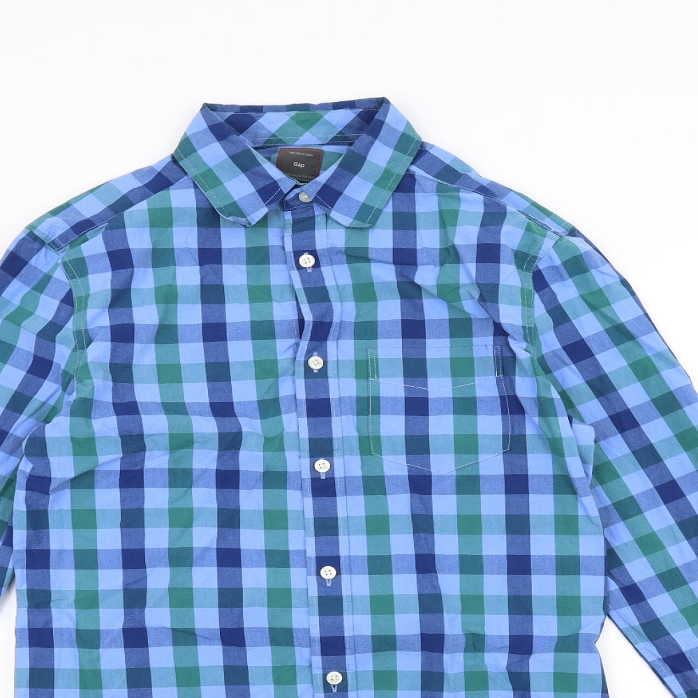 Gap Mens Blue    Dress Shirt Size XS