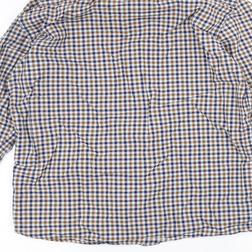 boston crew Mens Brown    Dress Shirt Size M